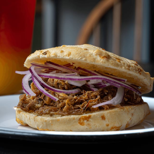Pulled Pork Sandwich.
