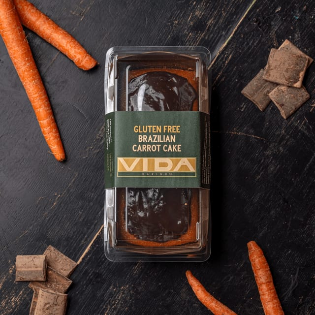 Carrot Chocolate Ganache Cake Loaf.