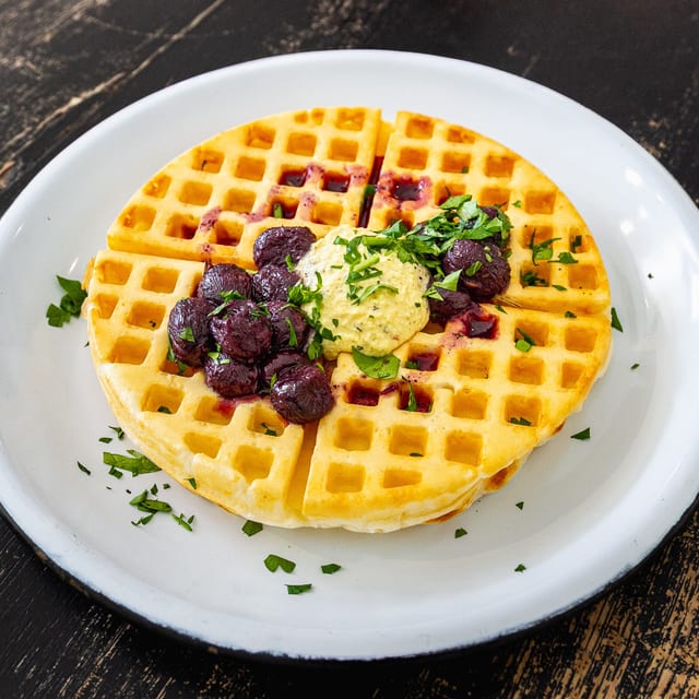 Sharp Cheddar Waffle.